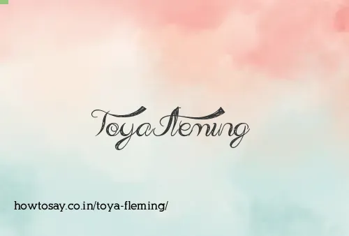 Toya Fleming