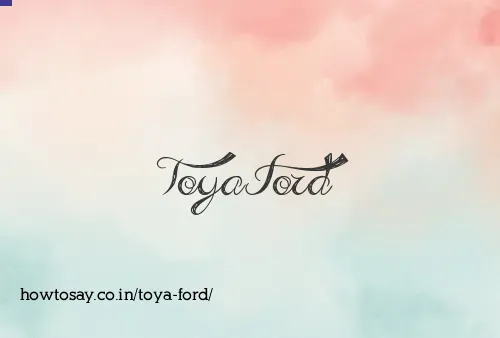 Toya Ford