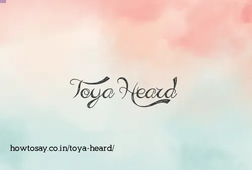 Toya Heard