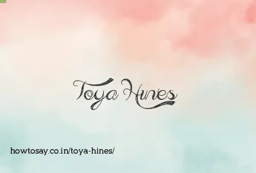 Toya Hines