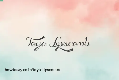 Toya Lipscomb