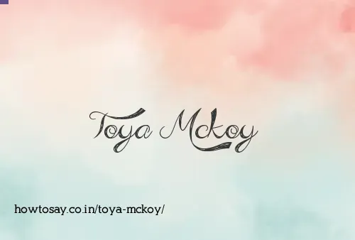 Toya Mckoy