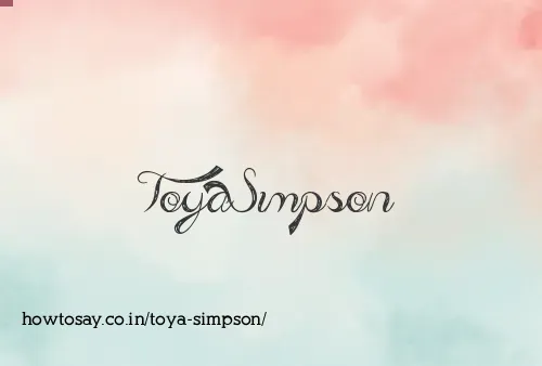 Toya Simpson