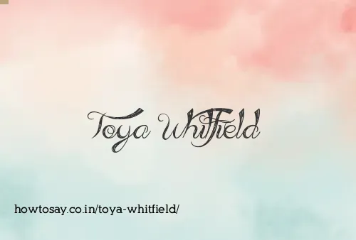 Toya Whitfield