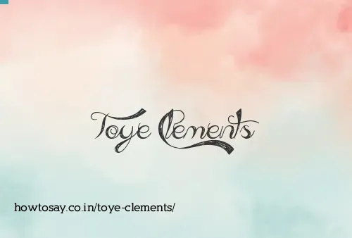 Toye Clements