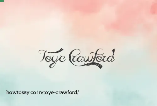 Toye Crawford