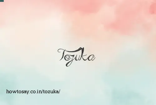 Tozuka