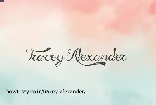 Tracey Alexander