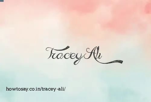 Tracey Ali