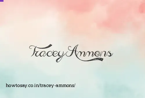 Tracey Ammons