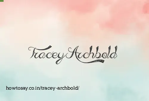 Tracey Archbold