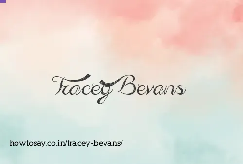 Tracey Bevans