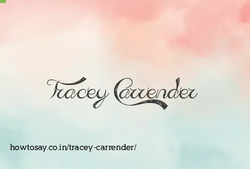 Tracey Carrender