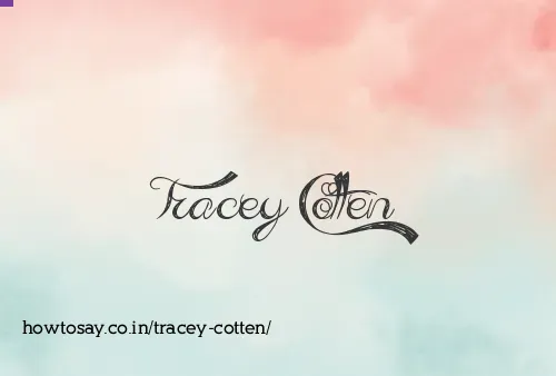 Tracey Cotten