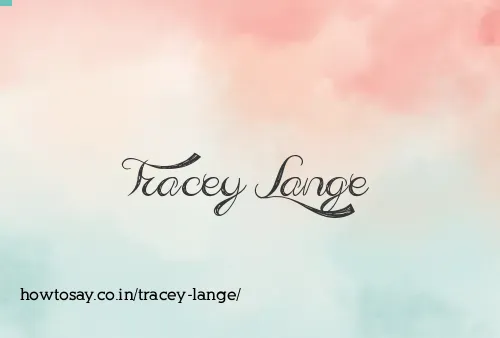 Tracey Lange