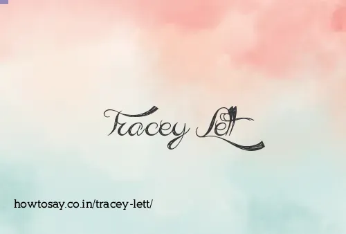 Tracey Lett