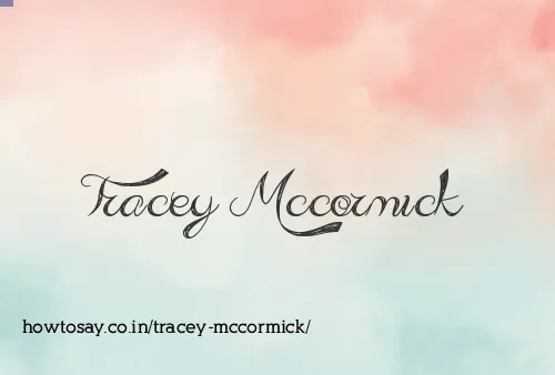 Tracey Mccormick