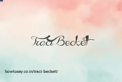Traci Beckett