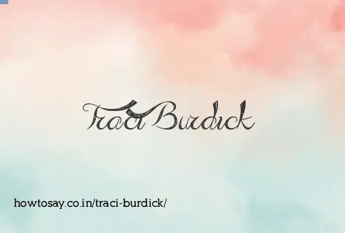 Traci Burdick