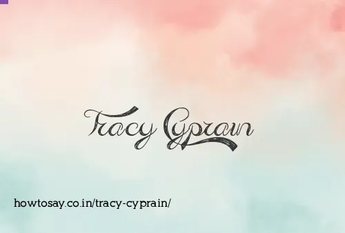 Tracy Cyprain