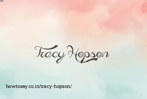 Tracy Hopson