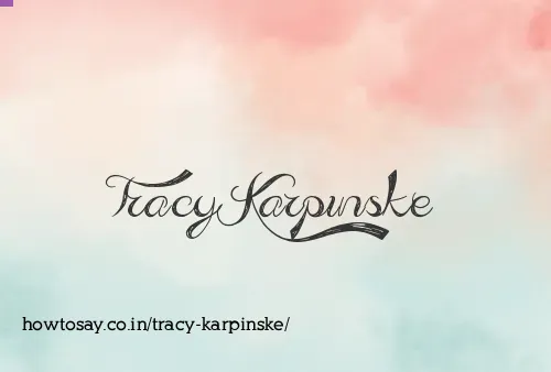 Tracy Karpinske