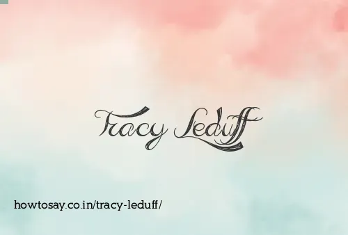 Tracy Leduff