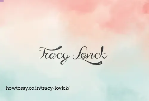 Tracy Lovick