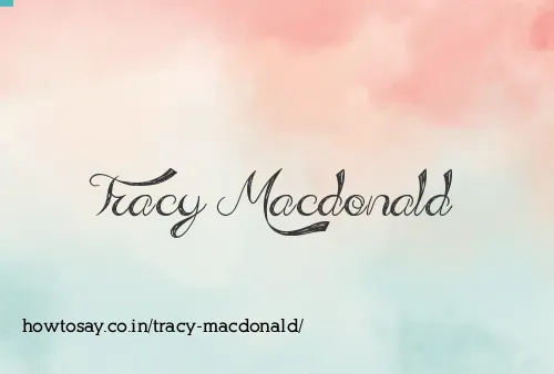 Tracy Macdonald