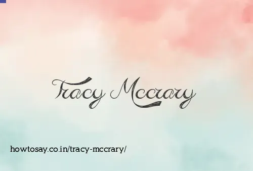Tracy Mccrary
