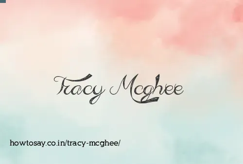 Tracy Mcghee