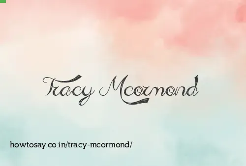 Tracy Mcormond