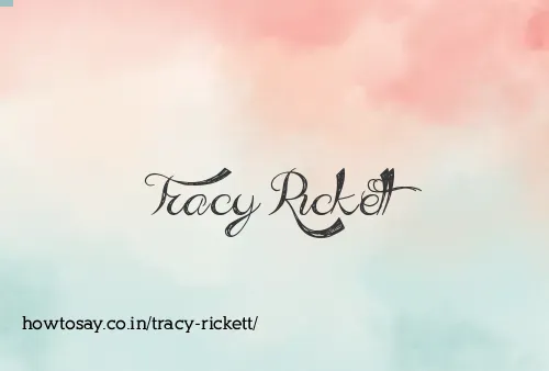 Tracy Rickett