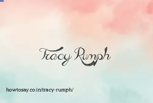 Tracy Rumph