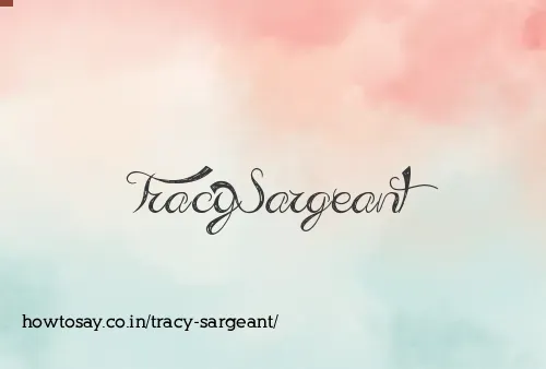 Tracy Sargeant