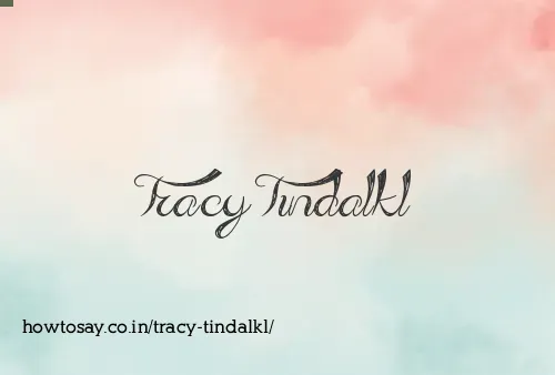 Tracy Tindalkl