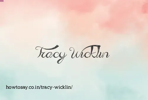 Tracy Wicklin