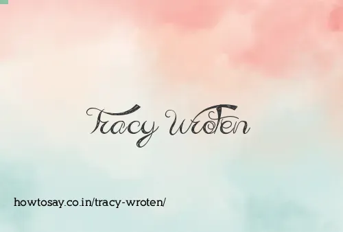 Tracy Wroten