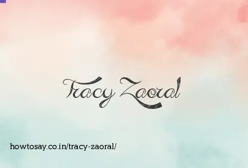 Tracy Zaoral