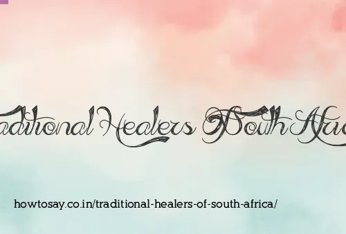 Traditional Healers Of South Africa