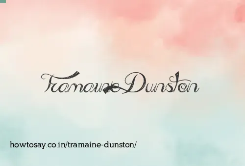 Tramaine Dunston