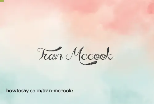 Tran Mccook