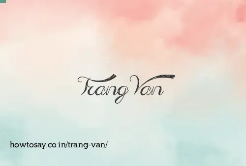 Trang Van