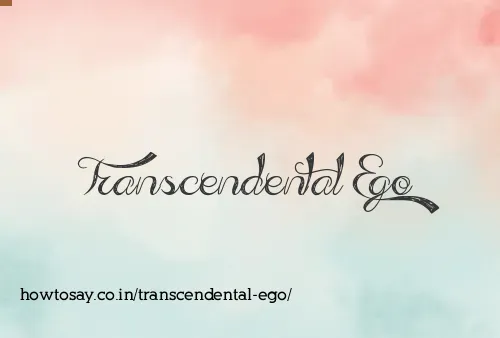 Transcendental Ego