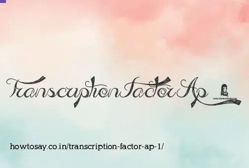 Transcription Factor Ap 1