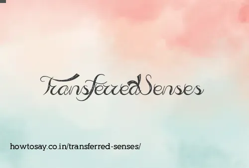 Transferred Senses