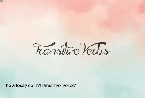 Transitive Verbs