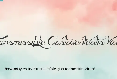 Transmissible Gastroenteritis Virus