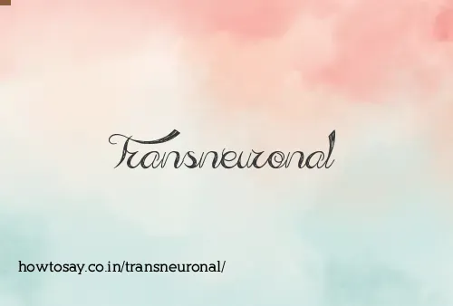 Transneuronal