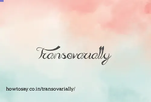 Transovarially